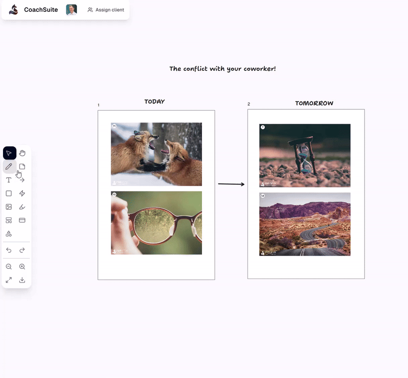 Today Tomorrow Template Demonstration